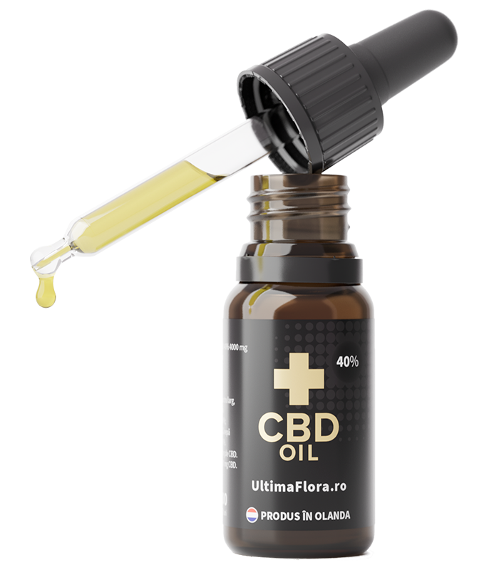 ulei cbd ultimaflora 40% cu pipeta